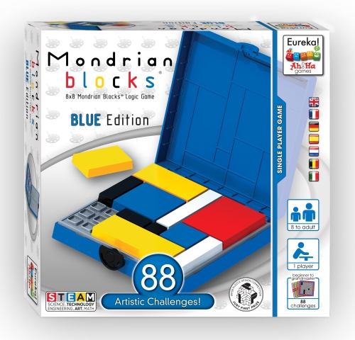 Ah! Ha child's play Mondrian Blocks blue
